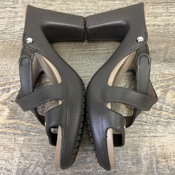 Crocs CYPRESS IV Platform Heeled Sandals Size 8 - Picture 9 of 9